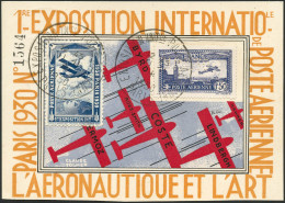 CP N°6c 1F50 Outremer EIPA S/carte De L'expo Avec Vignette  - TB - Sonstige & Ohne Zuordnung