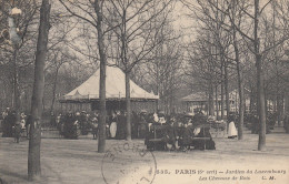 CPA (  PARIS 6e) Jardins Du Luxembourg Les Chevaux De  Bois ( B.bur Theme ) Manege - Distrito: 06