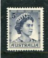 AUSTRALIA - 1959  5d  QEII  DEFINITIVE  MINT NH - Ongebruikt