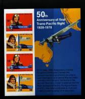 AUSTRALIA - 1978  EARLY AUSTRALIAN AVIATORS  MS  MINT NH - Blocks & Kleinbögen