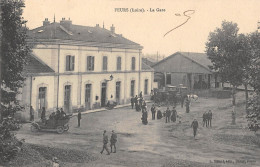 CPA 42 FEURS / LA GARE - Feurs