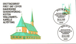 BERLIN FDC 1989 CHAPELLE ALTÖTTING - 1981-1990