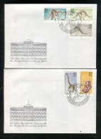"DDR" 1990, Mi. 3324-3328 Auf 2 FDC (20220) - 1981-1990