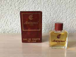 D’Eminence EDT 4 Ml - Miniaturen Damendüfte (mit Verpackung)