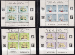 Argentina - 1979 - International Philatelic Expo "Buenos Aires '80" - Ships - HB34/37 - Neufs