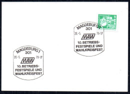 G4610 - Magdeburg - Sonderstempel - MAW Festspiele - 1st Day – FDC (sheets)