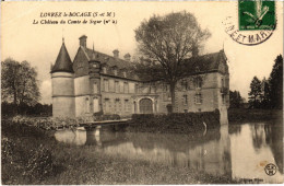 CPA LORREZ-le-BOCAGE Le Chateau Du Comte De Segur (1329912) - Lorrez Le Bocage Preaux