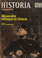 HISTORIA MAGAZINE Ww2 - N°13 - MUSSOLINI ATTAQUE LA GRECE, VICHY, Malte Bombardée - French