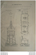 1900 CHATEAU D'EAU DE LA DISTRIBUTION D'EAU DE VIENNE ( AUTRICHE ) - Opere Pubbliche