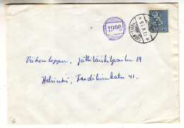 Finlande - Lettre De 1955 - Oblit SuomusJärvi - Avec Cachet 1996 - - Covers & Documents