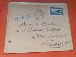 Maroc - Enveloppe De Casablanca Pour Paris - Réf 2217 - Lettres & Documents