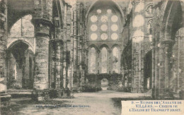 BELGIQUE - Ruines De L'Abbaye De Villers - Choeur De L'Eglise Et Transept Droit - Carte Postale Ancienne - Villers-la-Ville