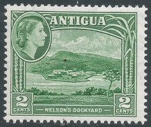 Antigua. 1953-62 QEII. 2c MH. Mult Script CA W/M SG 122 - 1858-1960 Kolonie Van De Kroon