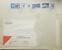 MONACO AFFRANCHISSEMENT COMPOSE SUR LETTRE RECOMMANDEE 1964 - Cartas & Documentos