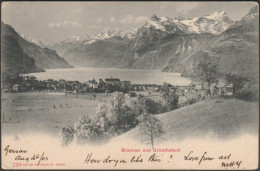 Brunnen Und Urirothstock, 1903 - Photoglob AK - Ingenbohl