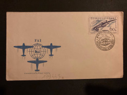 LETTRE TP AVION 60 H OBL.18 VIII 1960 BRATISLAVA - Briefe U. Dokumente