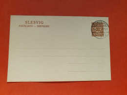 Allemagne - Entier Postal Du Scleswig Avec Oblitération, Non Circulé - Réf 2302 - Schleswig