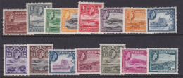 Antigua, Scott 107-121 (SG 120a-134), MLH - 1858-1960 Kolonie Van De Kroon