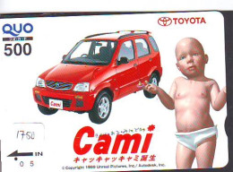 Carte Prepayee  * TOYOTA * (1750) Phonecard  * VOITURE * Auto CAR * Prepaid Card - Coches