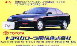 Télécarte  * TOYOTA * (1772) Phonecard  * VOITURE * Auto CAR * TELEFONKARTE  - Coches