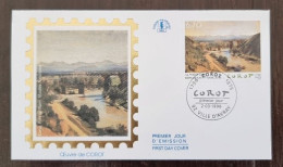 FRANCE Corot, Impressioniste, Peinture. Yvert N°2989 Fdc, Enveloppe 1° Jour Sur Soie 1998 - Impressionismus