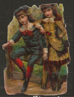 Découpis Gaufré Enfants Année 1900 - Ragazzi