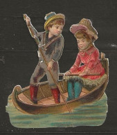 Découpis Gaufré Enfants Année 1900 - Children