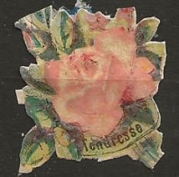 Découpis Gaufré Fleur Tendresse Année 1900 - Ragazzi