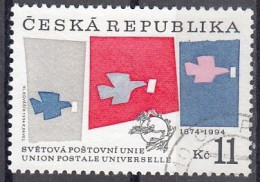 CZECH REPUBLIC 48,used,falc Hinged - UPU (Union Postale Universelle)