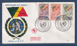 Congo - Premier Jour - FDC - Admission A L'ONU - 1961 - FDC