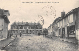 CPA 52 MONTIER EN DER / PLACE AUGUSTE LEBON / ECOLE DE GARCONS - Montier-en-Der