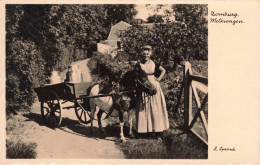 Domburg Melkwagen Foto L. Spronk RM573 - Domburg