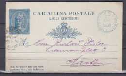 SAN MARINO,SAINT MARIN 1892,Postcard To Aachen (germany) Carte Postale ,CARTOLINA.POSTKARTE,C890) - Brieven En Documenten