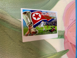 2015 Women Football  Imperf Asia Cup Winner Korea Stamp - Gewichtheffen