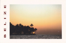 CPA  -  THE OCEAN, PALMS, THE SUNSET, BELIZE - AMERICA - Belize