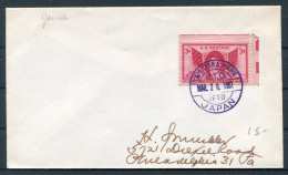 1961 Japan R.T.O. JFTG Ship Cover "YAMATAKA MARU" - Lettres & Documents