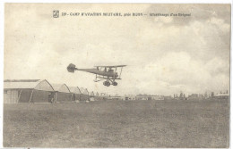 21    CAMP  D' AVIATION  MILITAIRE  PRES  DIJON   ATTERRISSAGE  D' UN  BREGUET - Montbard