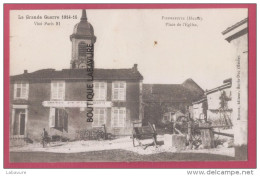 55 - PIERREFITE--Place De L4eglise WW1--Materiel Agricole--Hotel Café--animé - Pierrefitte Sur Aire