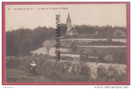 62 - SAINT POL--Le Boid De Dt Michel Et L'Eglise--petite Animation - Saint Pol Sur Ternoise