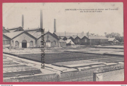 62 - ISBERGUES--Parachevement Et Ateliers Des Traverses Des Acieries De France - Isbergues