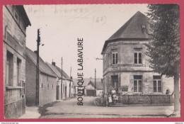 62 - HAUTE-AVESNES--La Mairie Le Café De Tabac  Herbet---animé---cpsm Pf - Avesnes Le Comte