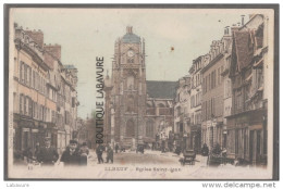 76----ELBEUF--Eglise Saint Jean--animé--colorisée - Elbeuf