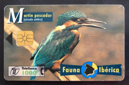 115 R, SPAIN, 1 X Phonecard, « Fauna Iberica », « Birds », « Martín Pescador » - Sonstige – Europa