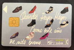 115 R, SPAIN, 1 X Phonecard, « Telefónica », « Reyes Magos », « Shoes » - Sonstige – Europa