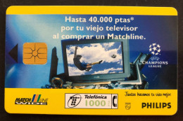 115 R, SPAIN, 1 X Phonecard, « TELEFÓNICA », « PHILIPS » - Autres - Europe