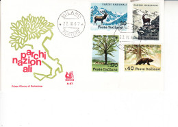 ITALIA  1967 -  Annullo Speciale "Milano - Filatelico" - Protezione Ambiente - Animali E Piante - Protection De L'environnement & Climat