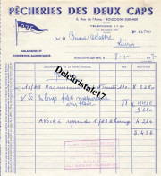 62 0046 BOULOGNE -SUR-MER P. De CALAIS 1957 PÊCHERIES DES DEUX CAPS "P2C" RUE DE L'ALMA À M. BINAUT - Pesca