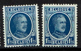 206  *  2 Nuances Et Points Blancs Médaillon - 1901-1930