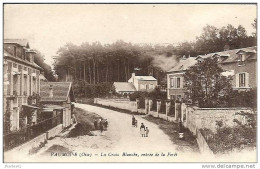 60 - VAUMOISE - La Croix Balnche, Entrée De La Forêt - Vaumoise