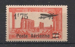 TUNISIE - 1927 - Poste Aérienne PA N°YT. 4 - Avion 1f75 Sur 75c - Neuf* / MH VF - Poste Aérienne